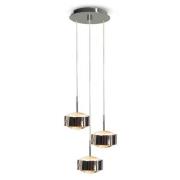 Hanglamp Puk Meg Maxx Drop Trio nikkel mat 3-lamps G9