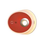 LED wandlamp Zoom, spot, USB-uitgang, terracotta