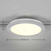 Camillus LED track voor DUOline, titanium, Ø 26 cm