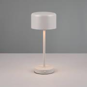 Jeff LED tafellamp, grijs, hoogte 30 cm, metaal