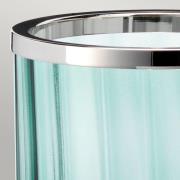 Tafellamp Arno, groen, nikkel gepolijst