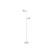 Aluminor Declic LED vloerlamp, 2-lamps, wit