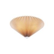 Plisado plafondlamp, beige, Ø 50 cm