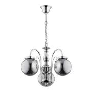 Hector kroonluchter, zilver, 3-lamps