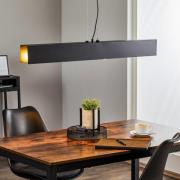 Hanglamp Gentor 4, lengte 96 cm in zwart