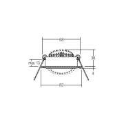 BRUMBERG BB03 inbouw DALI aansluitbox chroom