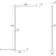 BRUMBERG LED vloerlamp Peria met indirecte component