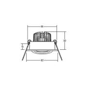 BRUMBERG BB18 dim2wam RC aansluitdoos chroom