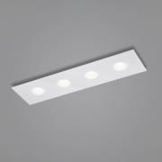 Helestra Nomi LED plafondlamp 75x21cm dim wit