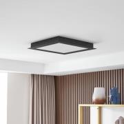 Lucande Smart LED plafondlamp Leicy zwart 45 cm RGB CCT