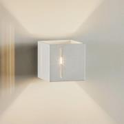 Wandlamp Topic up/down van aluminium, grijs