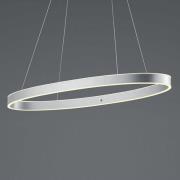 LED hanglamp Delta, rond, alu mat