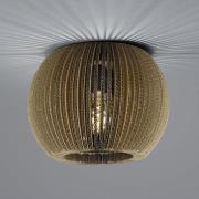 Layer plafondlamp van karton, 1-lamp, rond