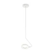 LED hanglamp arm 22044 bewegelijk mat wit