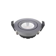 LED plafondinbouwspot Diled, Ø 8,5cm 6W Dime LED antraciet