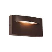 LED buitenwandlamp Vita, roestbruin, 13,7 x 7,5 cm