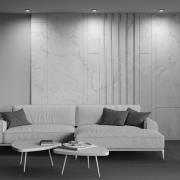 Maytoni Hoop inbouwlamp, hoekig, zwart