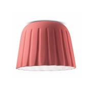 Plafondlamp Madame Gres keramiek hoogte 29 cm, roze