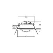 BRUMBERG BB03 Spot RC driver ronde aansluitdoos structuur wit