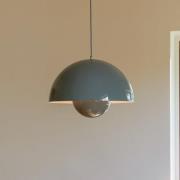 &Tradition hanglamp Bloempot VP2, Ø 50 cm, steenblauw