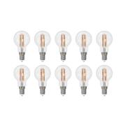 Arcchio LED filament lamp E14 G45, set van 10, 4000 K