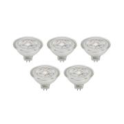 Prios LED reflectorlamp GU5.3 4.3W 345lm 36° helder 827 set van 5