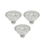 Prios LED reflectorlamp GU5.3 4.3W 345lm 36° helder 827 set van 3