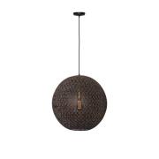 Hanglamp Oronero, Ø 50 cm, zwart/goud, metaal