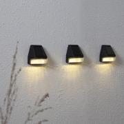 LED wandsolarlamp Wally Mini in 3 per set