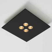 ICONE Confort - LED plafondlamp in elegant zwart