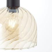 Casto hanglamp, Ø 19 cm, barnsteen, glas