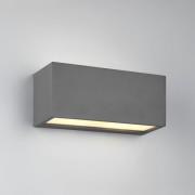 Buitenwandlamp Mayenne, antraciet, up- & downlight, hoekig