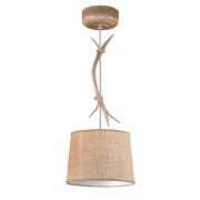 Sabina hanglamp met textielen kap, 1-lamp, 30 cm