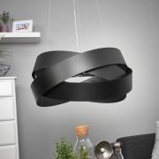 Pura hanglamp in zwart, 60cm, 8x G9