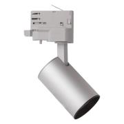 LED spot MarcoMini 3-fase-rail zilver 4.000K