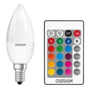 OSRAM LED lamp E14 4,2W Star+ kaars mat remote