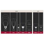 LED lamp E27 9W filament 2.700K mat