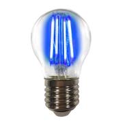 Kleurrijk licht E27 4W LED lamp filament, blauw