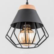 Envostar Fawn hanglamp, 5-lamps, zwart