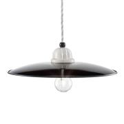 RETRO hanglamp C1612 zwart en wit