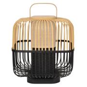 Forestier Bamboo Square M tafellamp in zwart