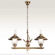 2-lichts hanglamp Grecale met anker