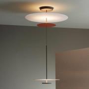 Vibia Flat LED hanglamp 3-lamps. Ø 90cm terracotta