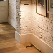 Vibia Flat LED vloerlamp hoogte 100 cm zwart