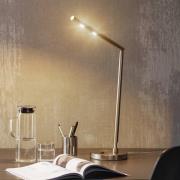 tijdloze LED-bureaulamp Glance nikkel