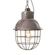 Hanglamp C1770 in industrieel design duifgrijs