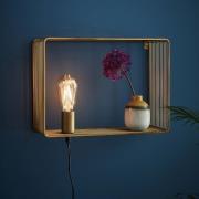 Wandlamp Shelf, goud