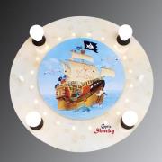 Capt'n Sharky wandlamp met LED lichteffecten