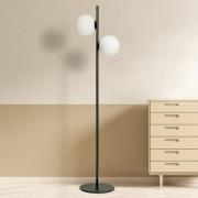 Vloerlamp Jugen, zwart, 2-lamps