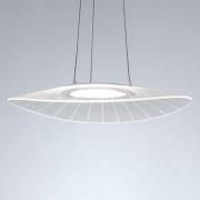 Hanglamp Vela, wit, Oval, 59 cm x 43 cm